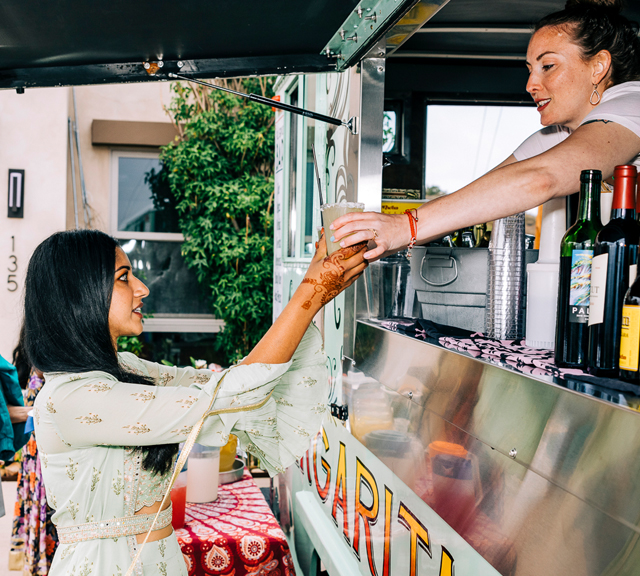 Rasta Rita bartending services for parties